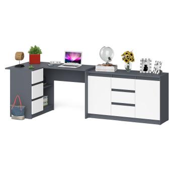 Графит/Белый