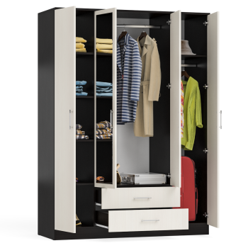 Шкаф 4-х створчатый СВК Фиеста