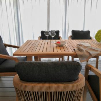 Стол обеденный Ideal Patio LEONOREN из тика 180x90