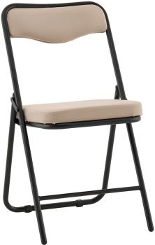 Велюр велютто бежевый/каркас черный матовый