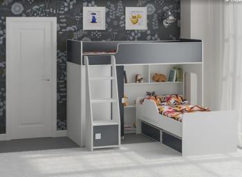 Белый/графит