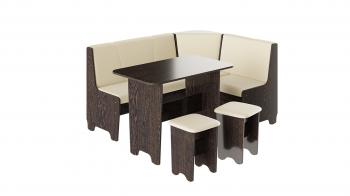 Венге/Экокожа бежевая