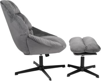 Кресло STOOL GROUP Оррелл с оттоманкой