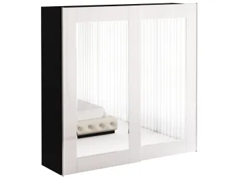 Фасад - Стекло белое, Корпус - Черный