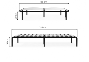 Ортопедическое основание Woodville Кромер 160х200