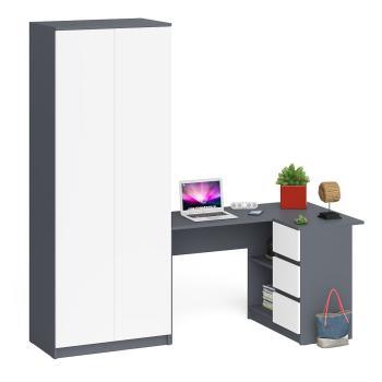 Графит/Белый