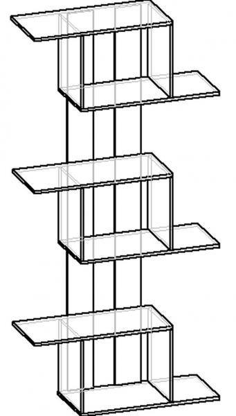 Стеллаж Мебелайн «Мебелайн – 4»