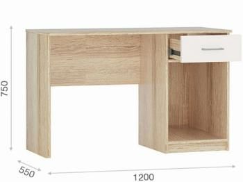 Стол письменный Империал Стелс 120 1д1ящ