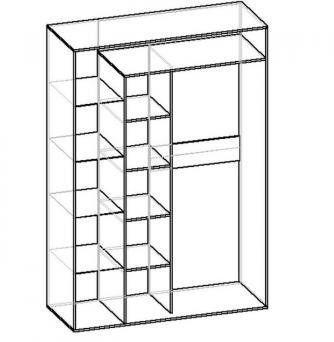Шкаф – купе Мебелайн «Мебелайн – 4»