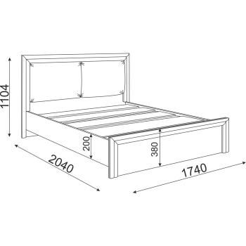 Кровать 1,6 Ника М31 Глэдис