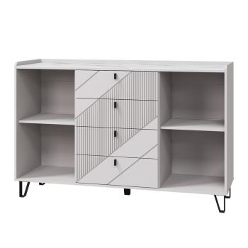 Комод с полками и ящиками MLK Кашемир