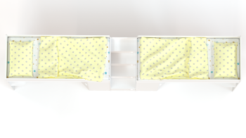 Кровать-чердак с угловым шкафом и столешницей Ridgimmi 11.2