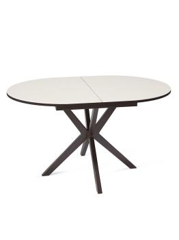 Венге/стекло крем сатин