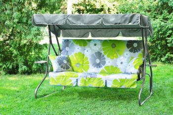 Качели садовые 3-х местные Ольса Люкс 3