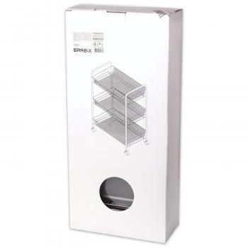 Этажерка (тележка) BRABIX офисно-бытовая 3 яруса