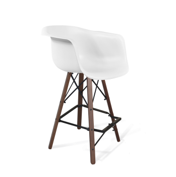 белый/темный орех/черный муар