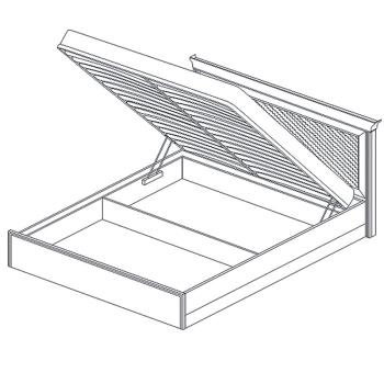 Кровать-1 с под.орт.основанием Кураж Венето 1400
