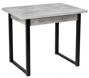 Бетон/Черный матовый