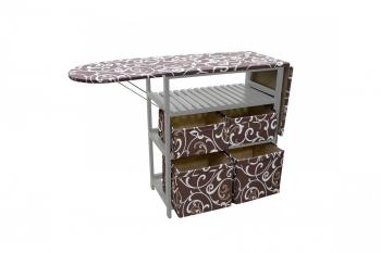 Слоновая кость/Коричневый вензель