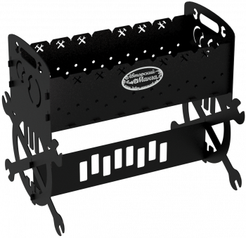 Мангал разборный Завод Палитра Механика, ST3, 2мм