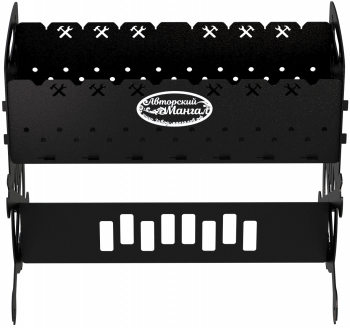 Мангал разборный Завод Палитра Механика, ST3, 2мм