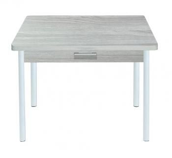 Ясень шимо светлый /Опора № 2-круглая муар белый