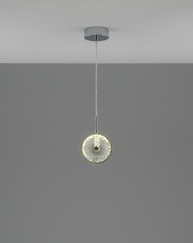 Зеленый, прозрачный/Хром