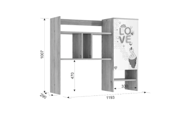 Надстройка для стола Мебельсон Алина 28.01