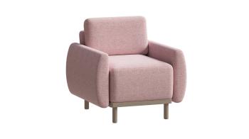 Светло-розовый, ткань рогожка