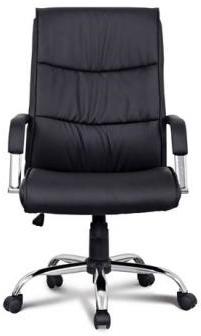 экокожа, хром, черное