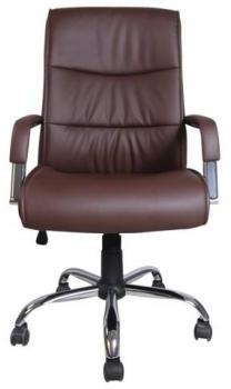 экокожа, хром, коричневое