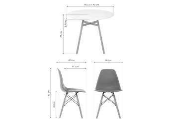 Обеденная группа Woodville Гуанора 90