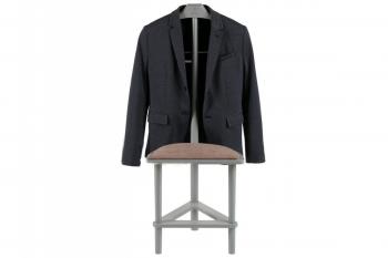 Вешалка костюмная Мебелик с сиденьем В 26Н