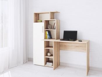 Дуб Сонома/Белый