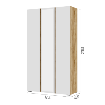 Белый/Дуб Крафт Золото