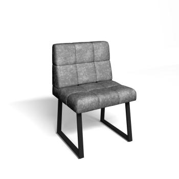 Велюр графит, черный муар