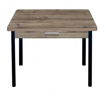 Дуб веллингтон / Опора № 2-круглая муар черный