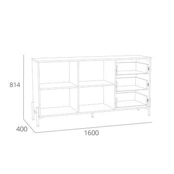 Тумба Сильва Нуар НМ 011.27
