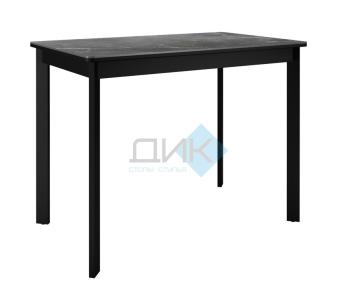 Керамика Черный мрамор/подстолье черное/опоры черные