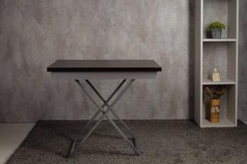 Стол-трансформер Левмар Apollo D23/S59 венге/серебро