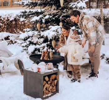 Дровница бетонная CONCRETIKA DR45