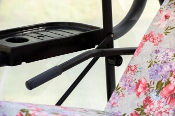 Качели садовые 3-х местные Мебельторг Турин Премиум FLOWER