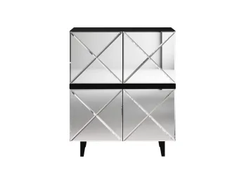 Фасад - Зеркальный, Корпус - Черный