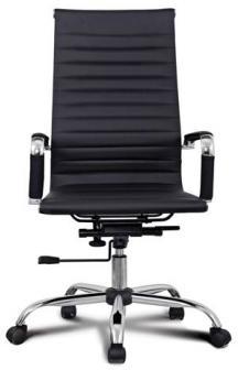 рециклированная кожа, хром, черное