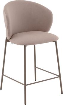 Велюр бежевый, каркас бежево-серый