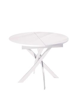 Белый/стекло белое глянец