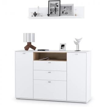 Дуб крафт золотой/белый премиум