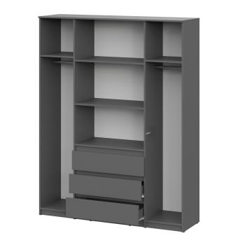 Шкаф для одежды и белья 4х дверный Арника Денвер