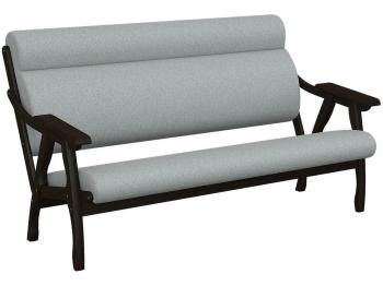 ткань серый, каркас венге