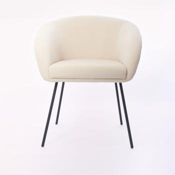 Стул дизайнерский Demidovichmebel Elegans (черный металл)